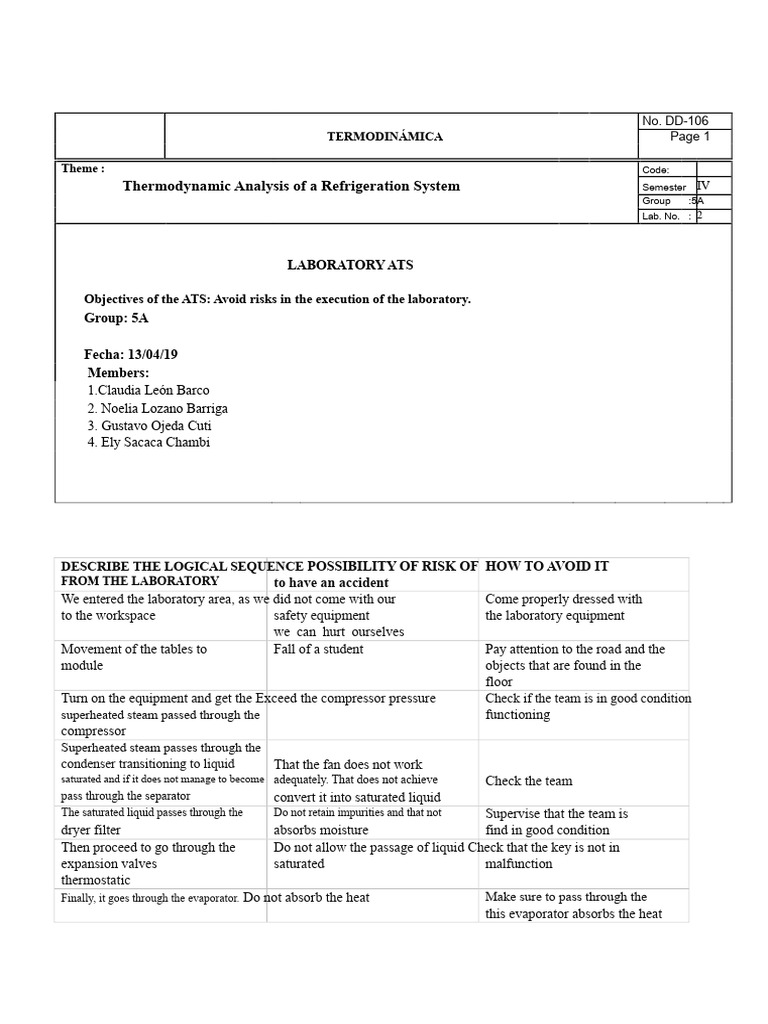 REFRIGERATION REPORT | PDF | Refrigerator | Air Conditioning