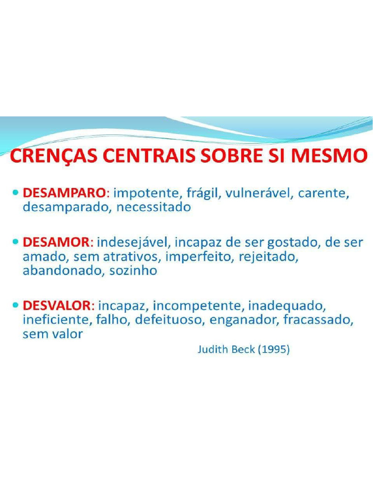 Crenças centrais | PDF