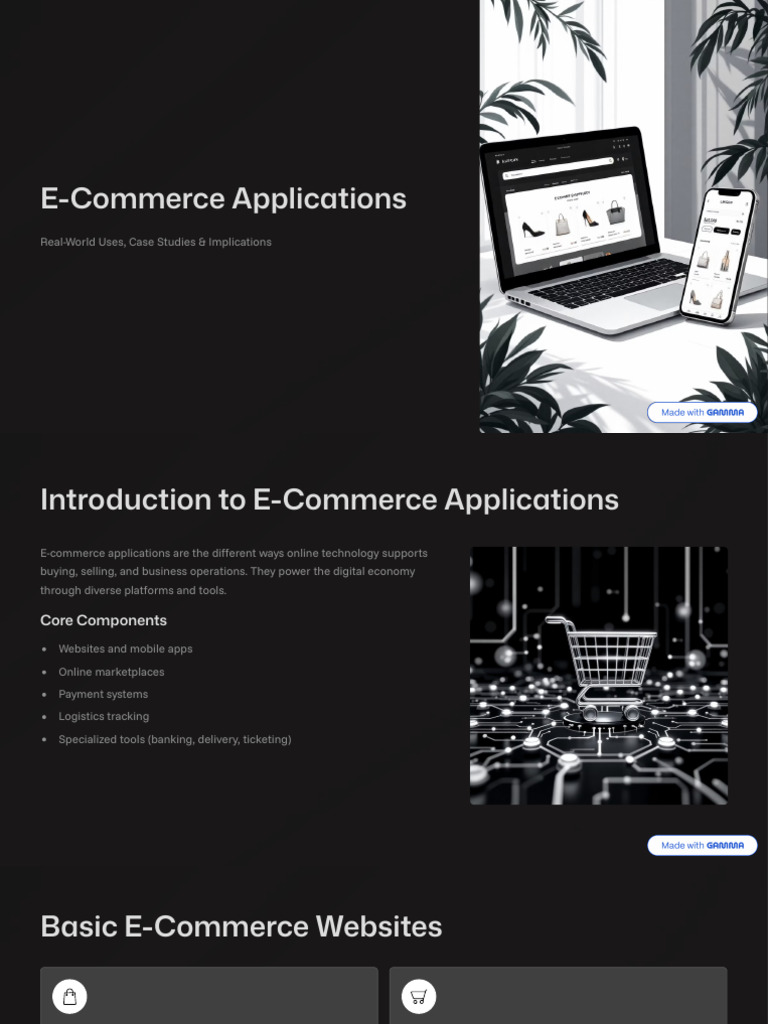 E Commerce Applications | PDF | Alibaba Group | E Commerce