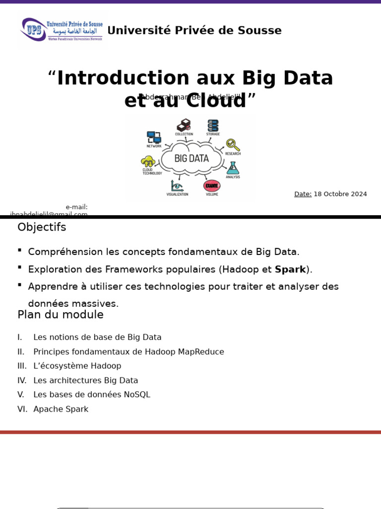 Introduction aux Big Data et Hadoop | PDF | Apache Hadoop | MapReduce