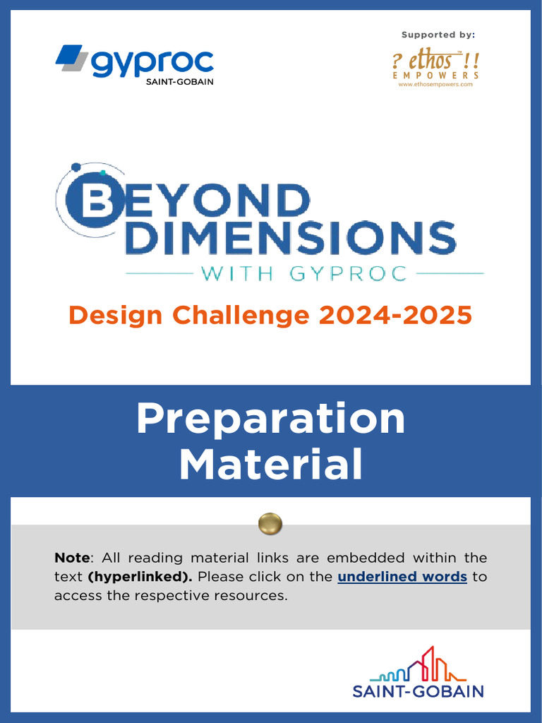 Preparation Material - Beyond Dimensions With Gyproc | PDF | Drywall ...