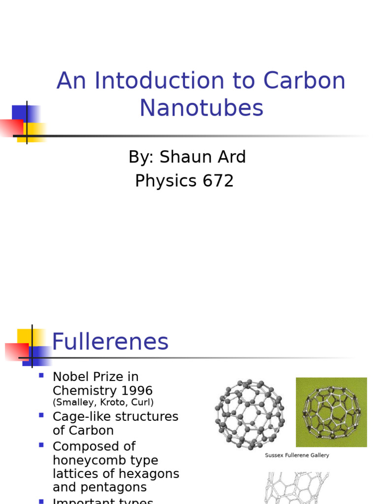 Introduction to Carbon Nanotubes | PDF | Carbon Nanotube | Carbon