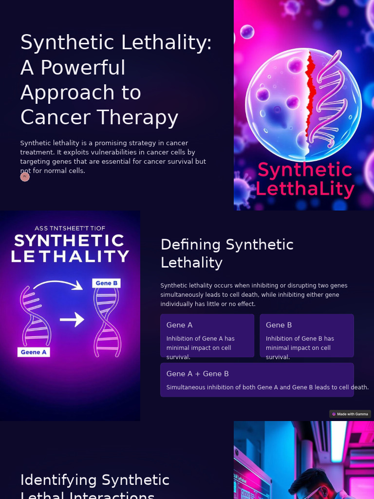 Synthetic Lethality A Powerful Approach To Cancer Therapy | PDF ...