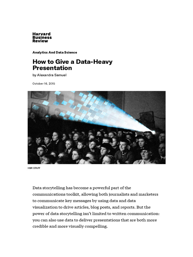 Mastering Data-Driven Presentations | PDF | Data | Infographics