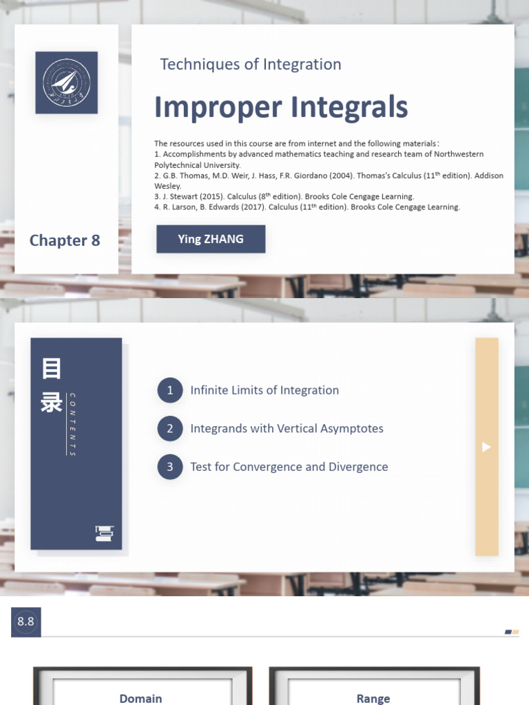 Improper Integrals and Convergence Tests | PDF | Integral ...
