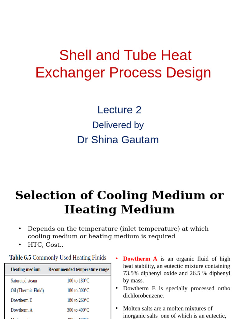 Shell and Tube Heat Exchanger Design Guide | PDF | Heat Transfer | Heat ...