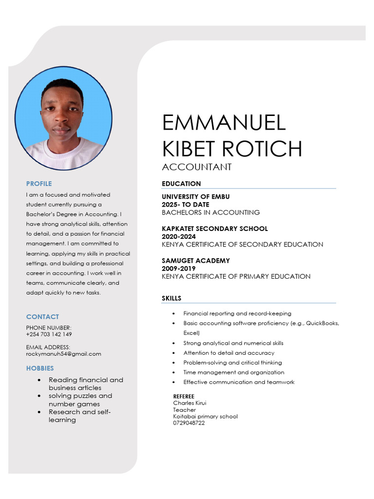 Emmanuel CV | PDF