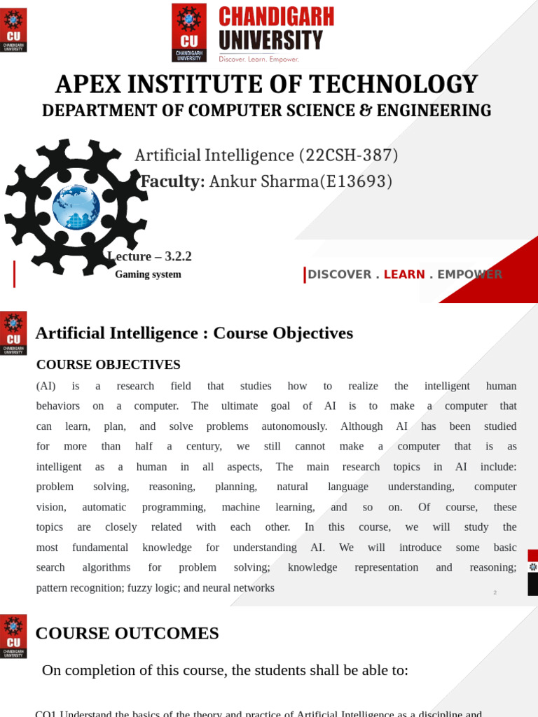 AI Course on Game Playing Techniques | PDF | Artificial Intelligence ...