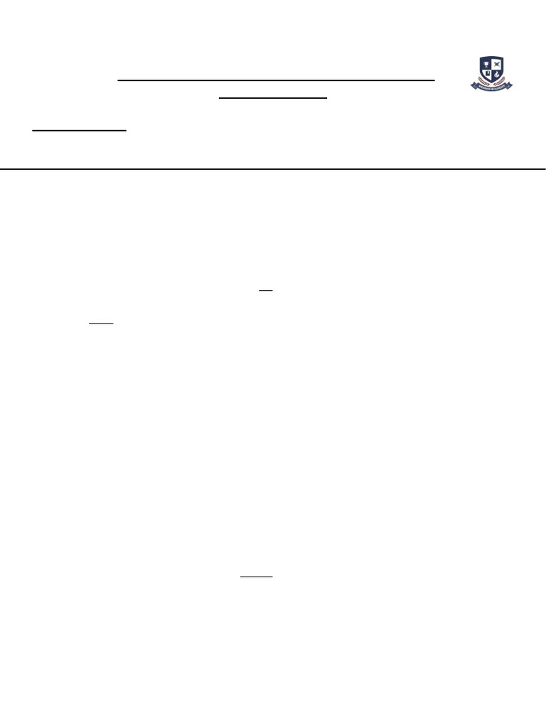 S.st. Sample Paper Class-4 Term-1 (25-26) | PDF | Water | Environmental ...