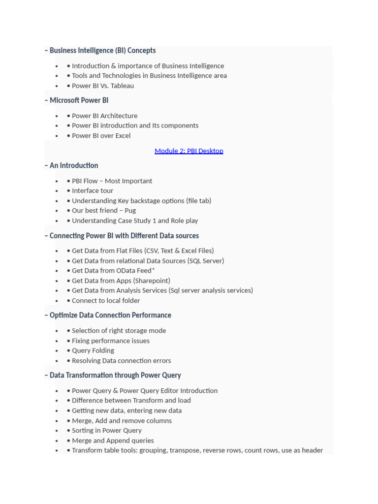 Business Intelligence & Power BI Guide | PDF | Mobile App | Microsoft Excel