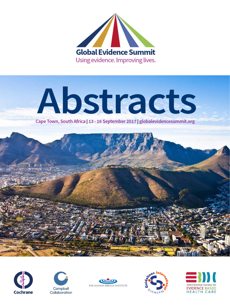 Global Evidence Summit 2017 Abstracts | PDF | Systematic Review ...
