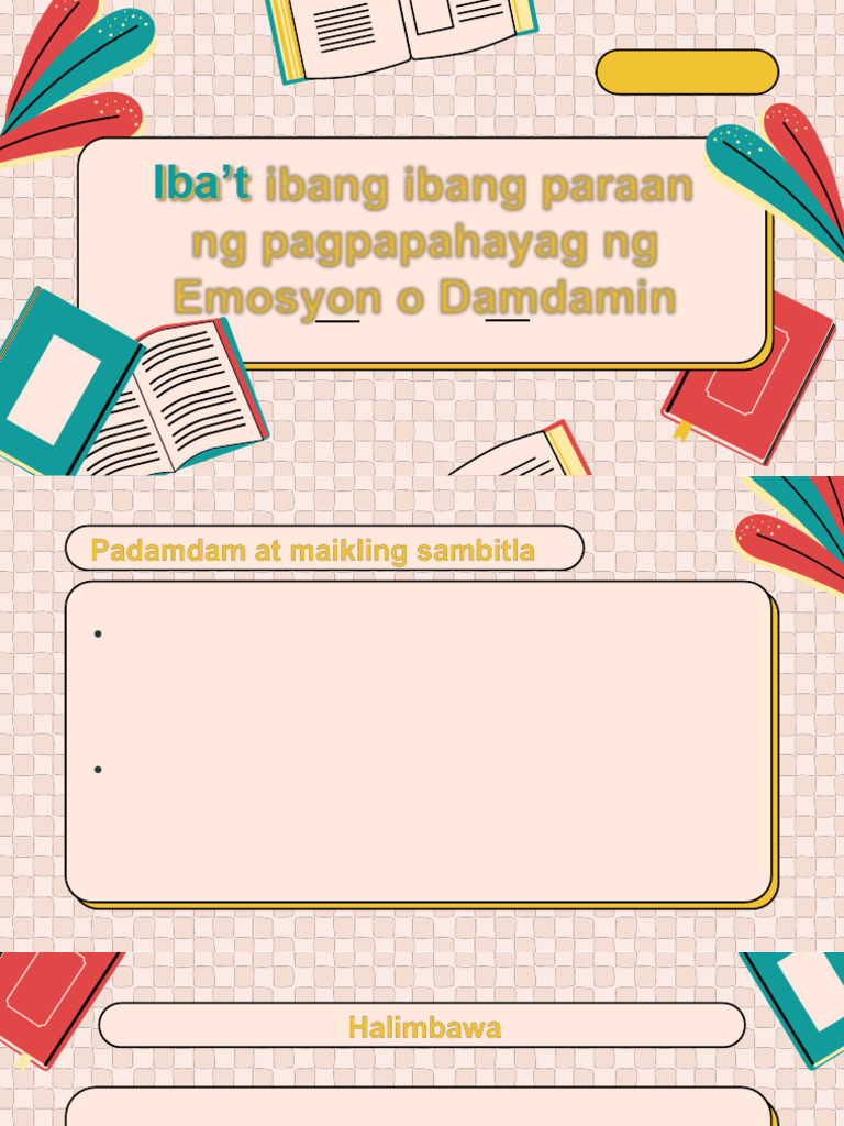 Pagpapahayag NG Emosyon | PDF