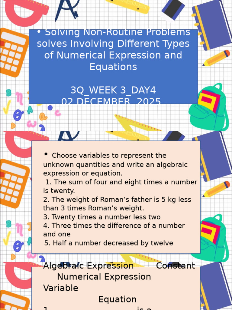 MATH6-3Q-W3-D4-PPT-non-routine problems for equation equlaity | PDF ...