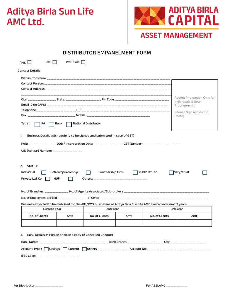 Common Empanelment Form AIF PMS - 13062025 | PDF | Arbitral Tribunal ...