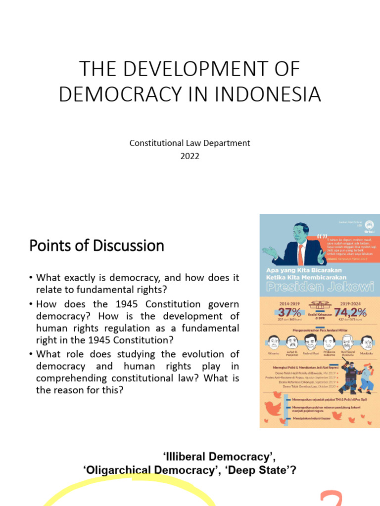 The Development of Democracy in Indonesia: Constitutional Law ...