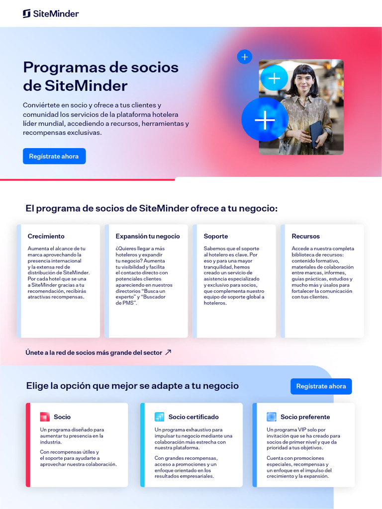Siteminder Partner Program Digital Flyer Es | PDF | Informática