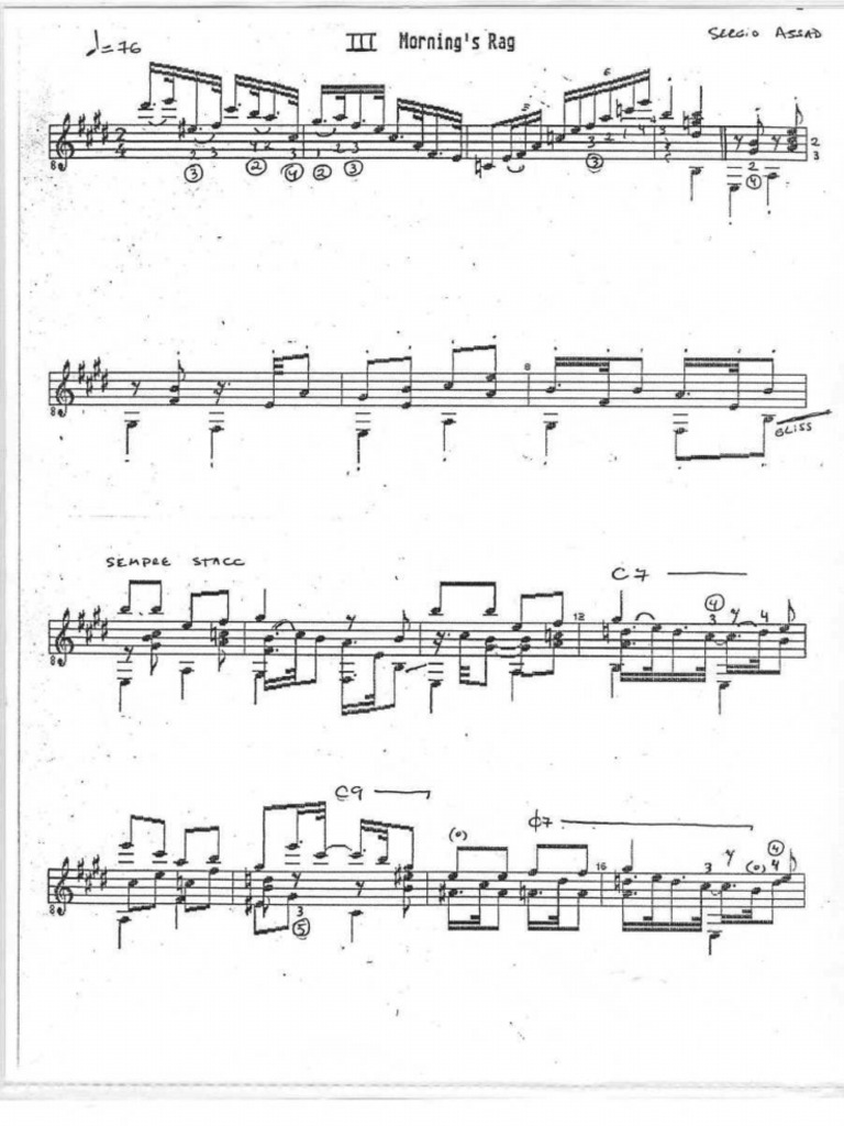 Assad Morning Rag | PDF