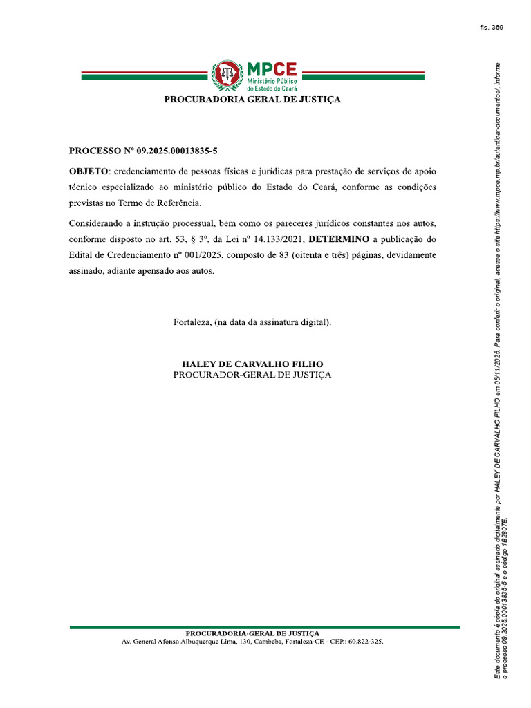 Cópia de Documento Assinado Digitalmente | PDF
