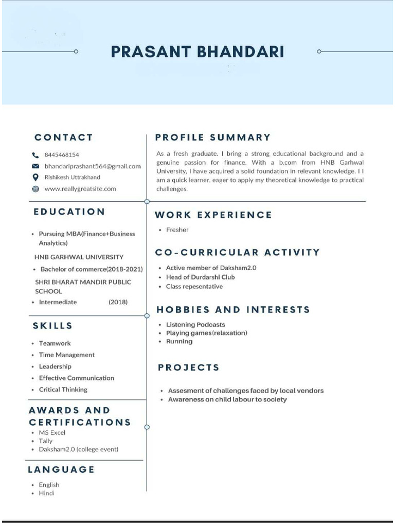 Prasant Resume.... | PDF
