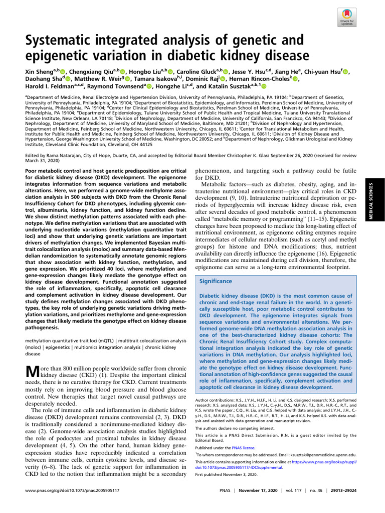 2020-PNAS-Sheng-Systematic Integrated Analysis of Genetic and ...
