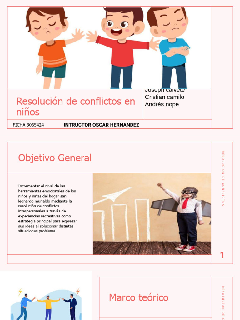 Resolucion de Conflictos en Niños.-1 | PDF | Inteligencia emocional ...