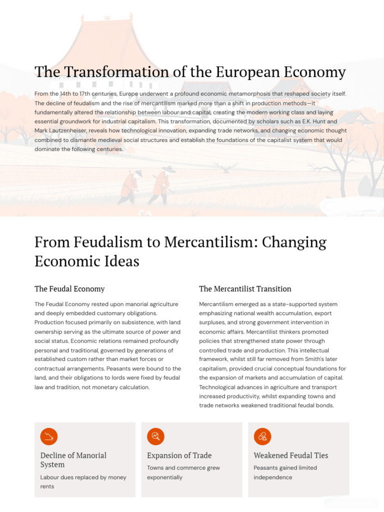 European Economic Transformation 14th-17th Century | PDF | Capitalism ...