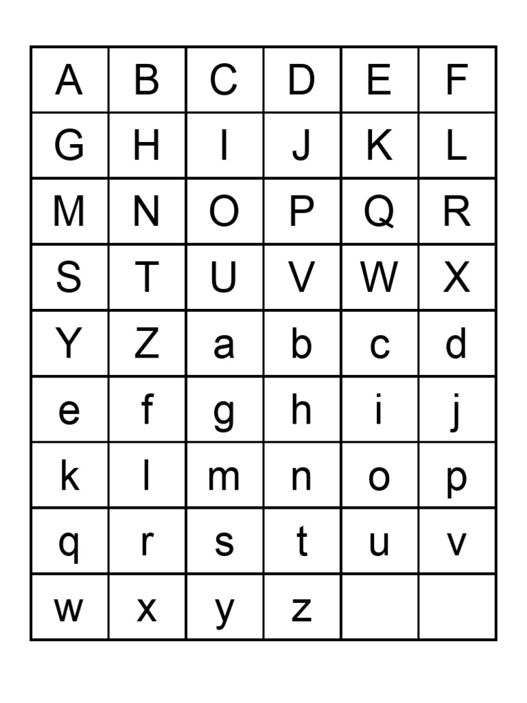 AlphabetLetterTilesUpperandLowercase 1 | PDF
