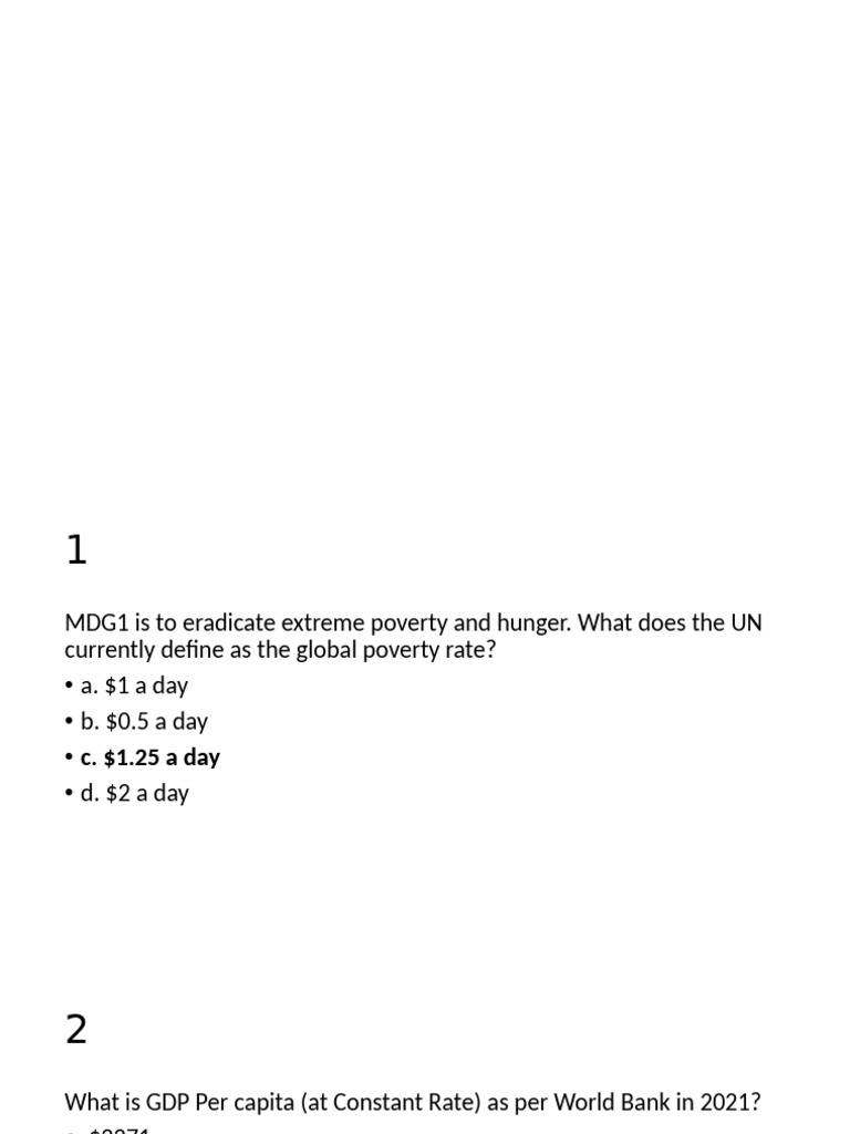 Key Concepts in Global Development | PDF | Gross Domestic Product | Poverty