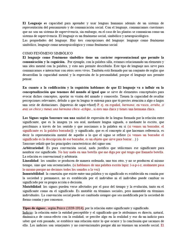 Propiedades y Tipos del Lenguaje Humano | PDF | Afasia | Hemisferio ...