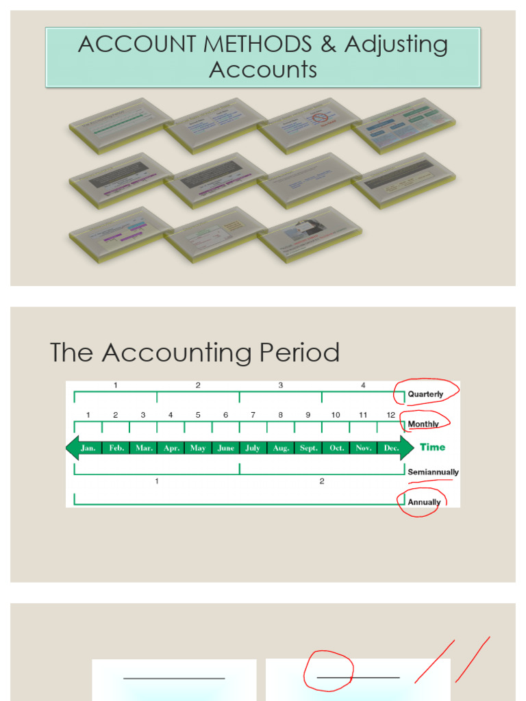 Accounting Methods and Adjustments Guide | PDF | Depreciation | Expense