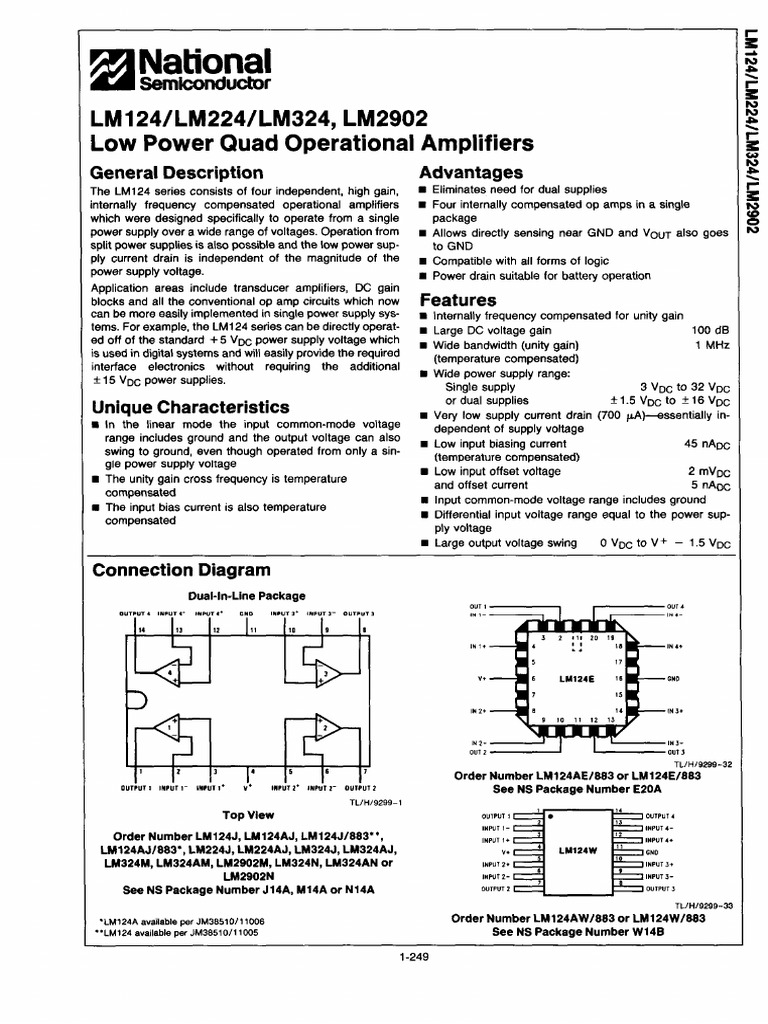 LM124 | PDF