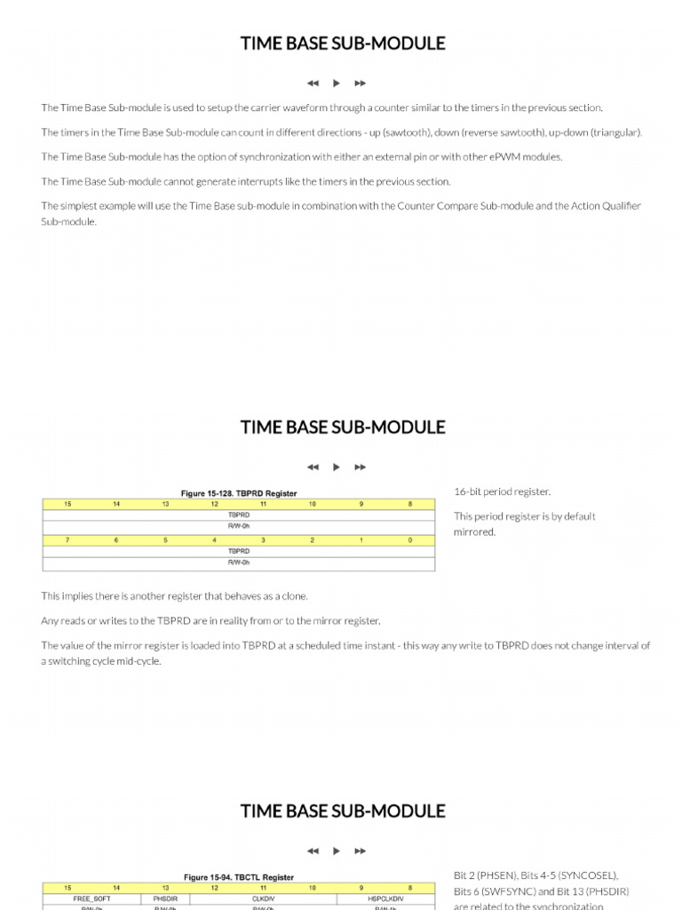 Time Base Submodule | PDF