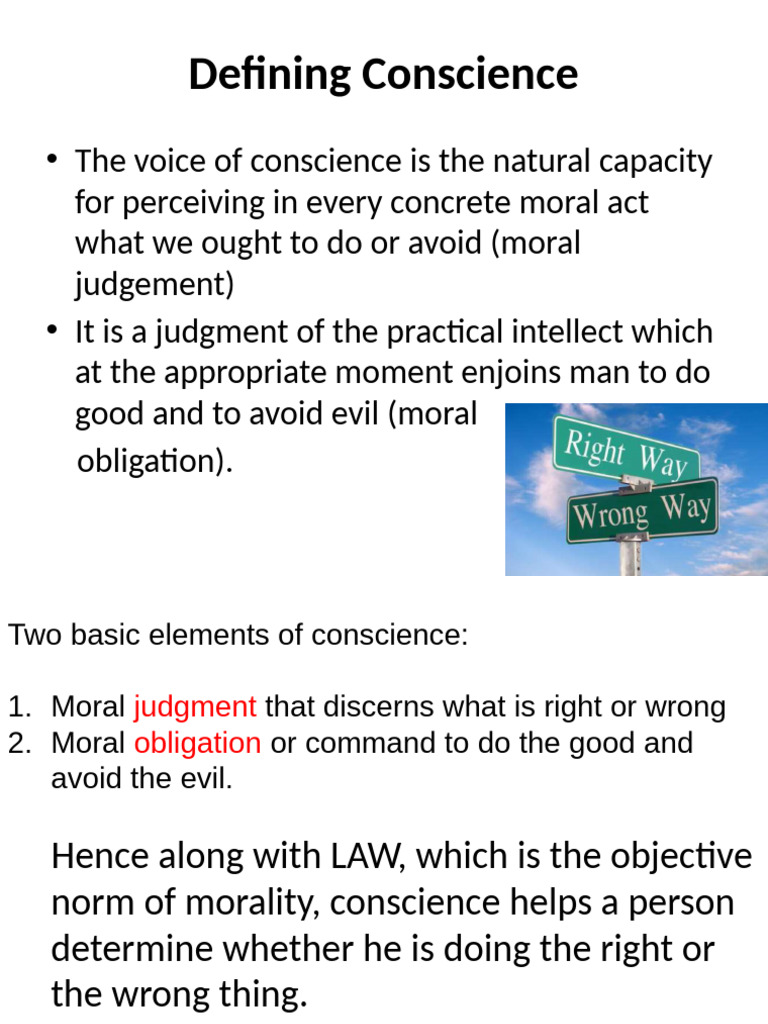The Moral Conscience (Note) | PDF | Conscience | Evil