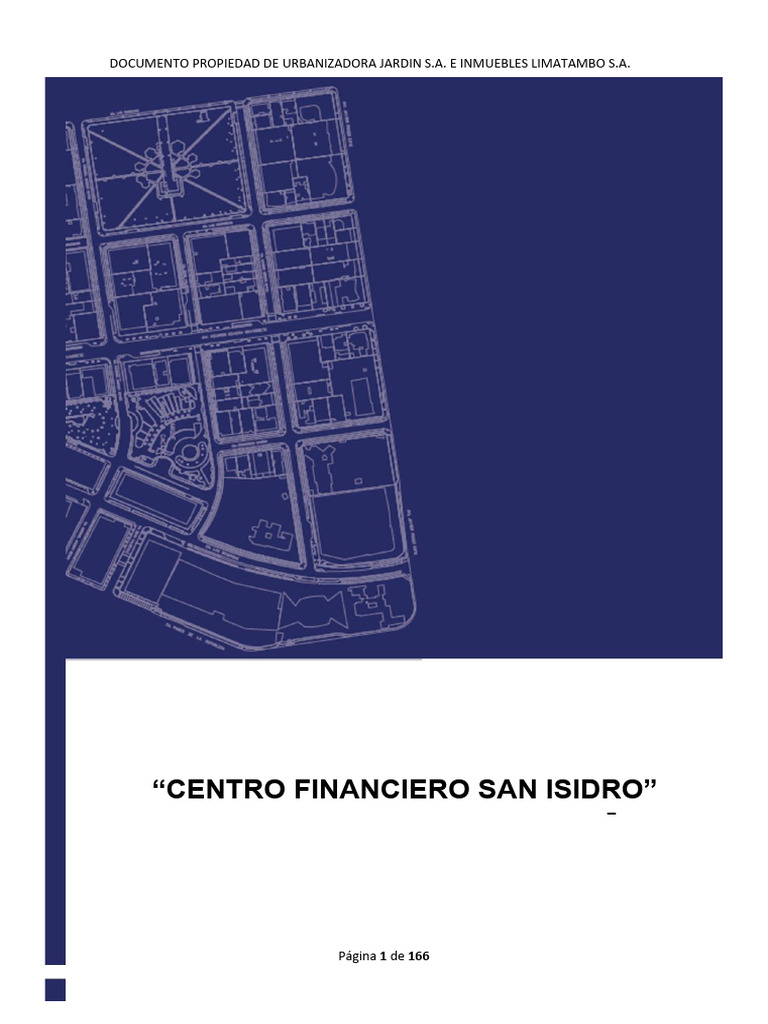 1 Pe Centro Financiero San Isidro Feb2024-Vf2 | PDF | Planificación ...