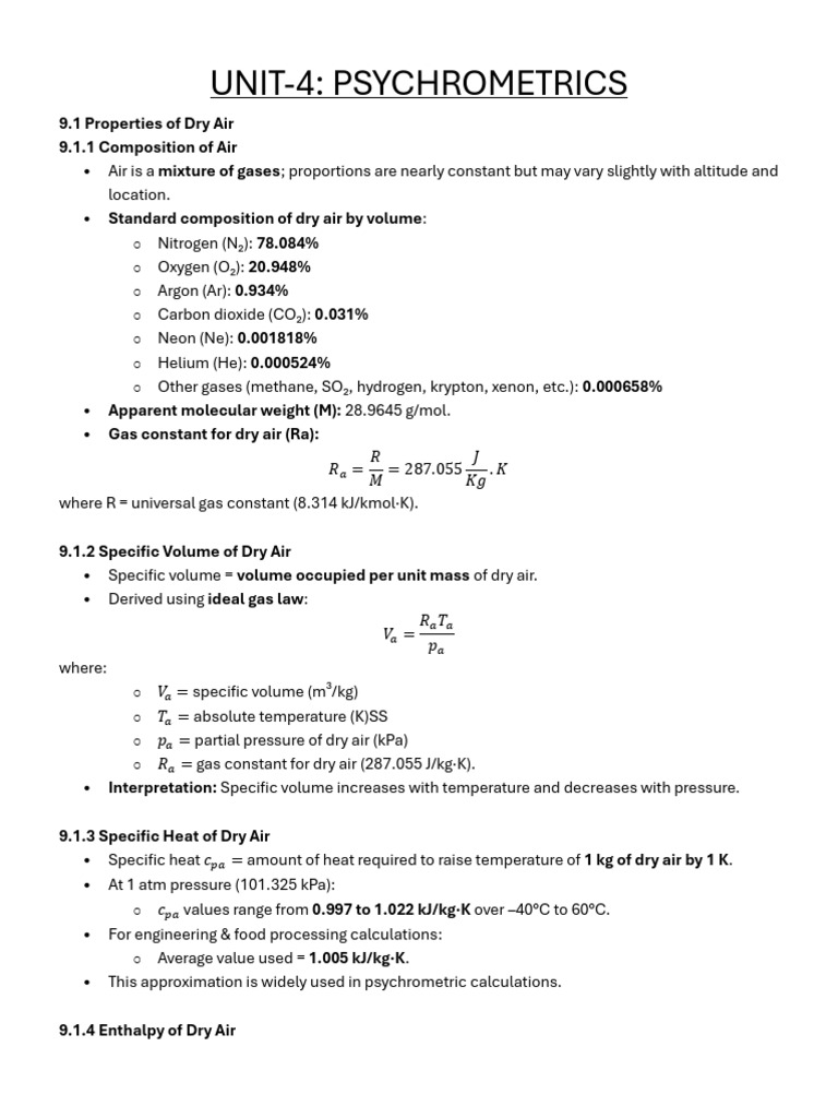 Fe Notes | PDF | Humidity | Atmosphere Of Earth