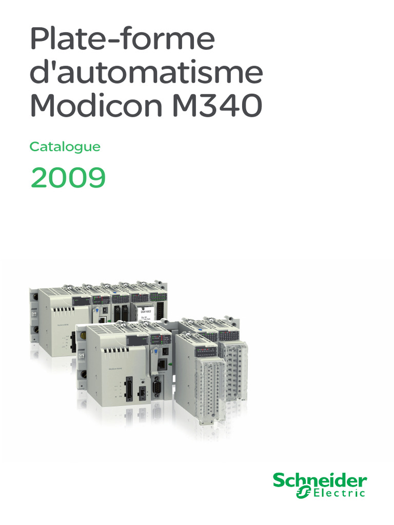 Catalogue Automatisme Modicon M340 | PDF | Entrée/Sortie | Scada