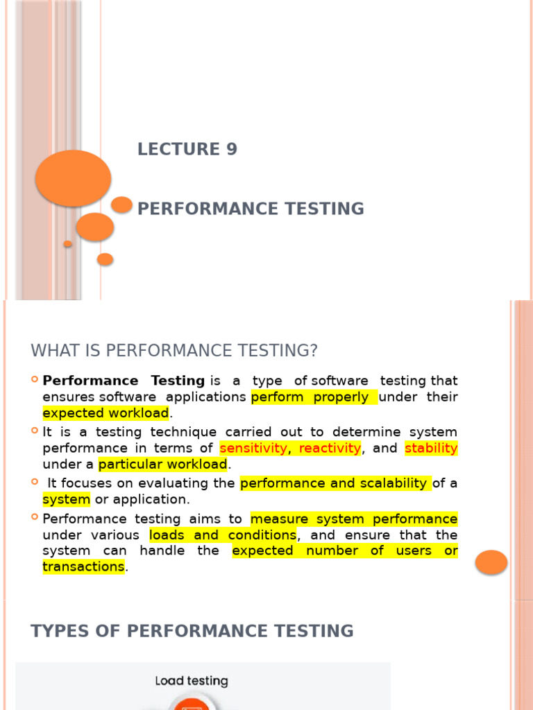 Understanding Performance Testing Basics | PDF