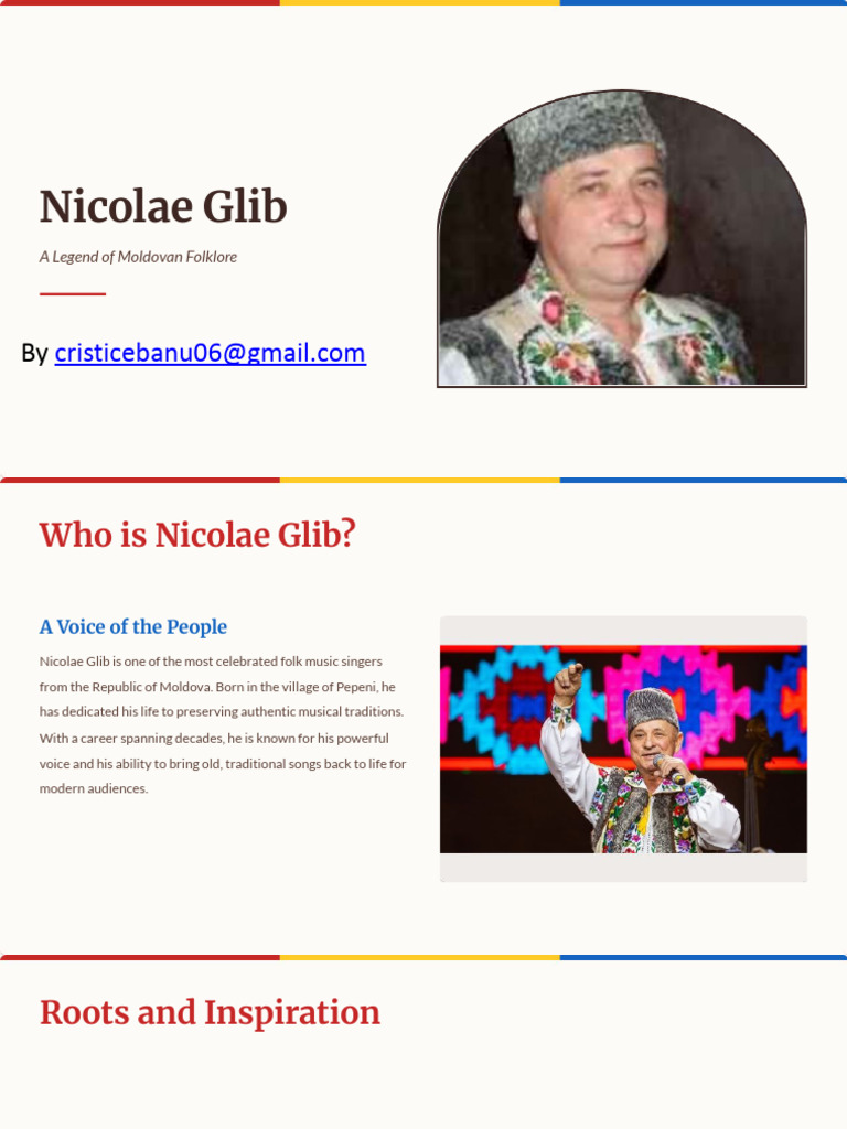 Nicolae Glib - Moldovan Folklore Legend | PDF | Musicology | Performing ...