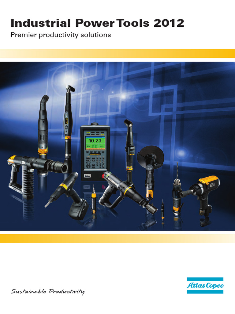 Atlas Copco Industrial Power Tools 2012 Part1 | PDF | Drill