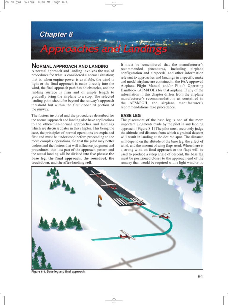 Normal Approach and Landing Procedures | PDF | Landing Gear | Flap ...