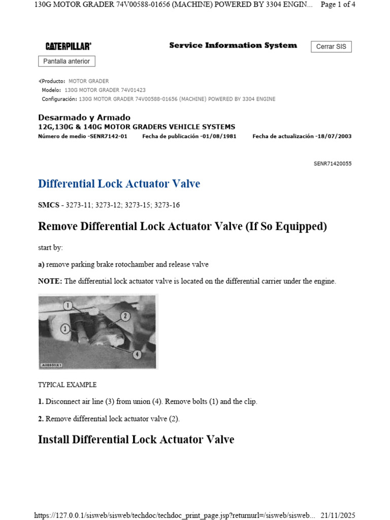 Differential Lock Actuator Valve_120949 | PDF | Valve | Automotive ...