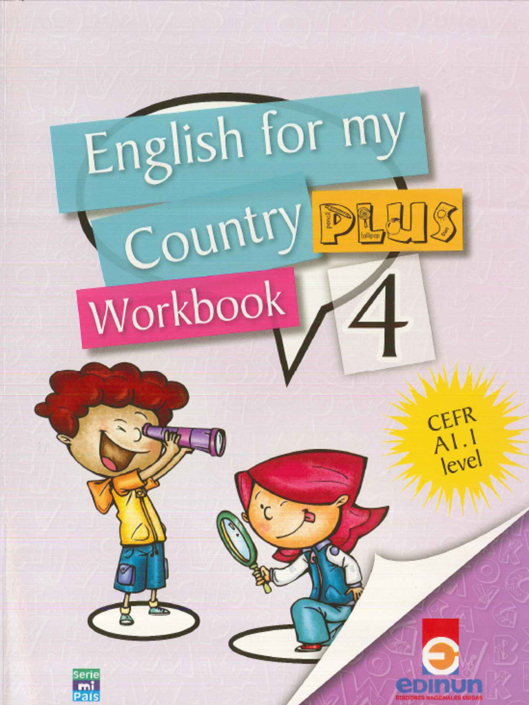 Cuadernillo English For My Country Plus 4 | PDF