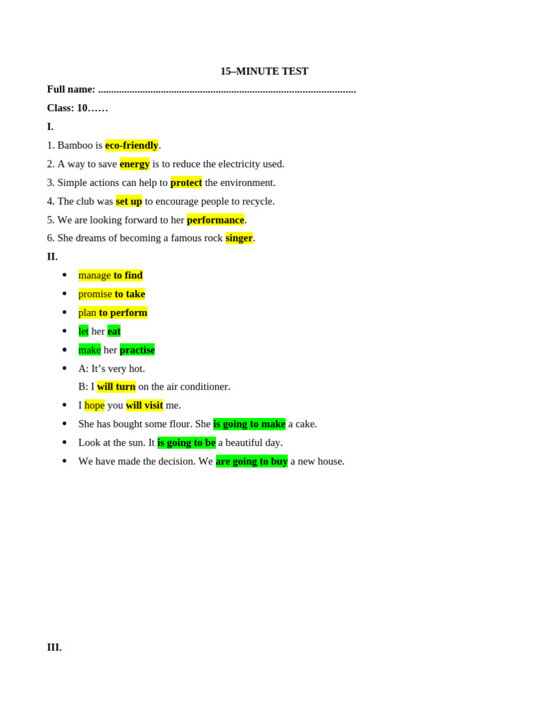 10B 10C1 - ĐỀ 2 KEY | PDF