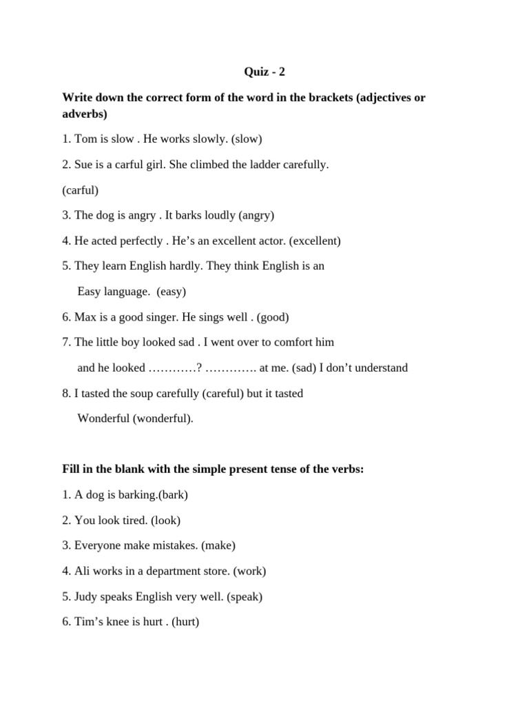 Quiz 2 Answers | PDF