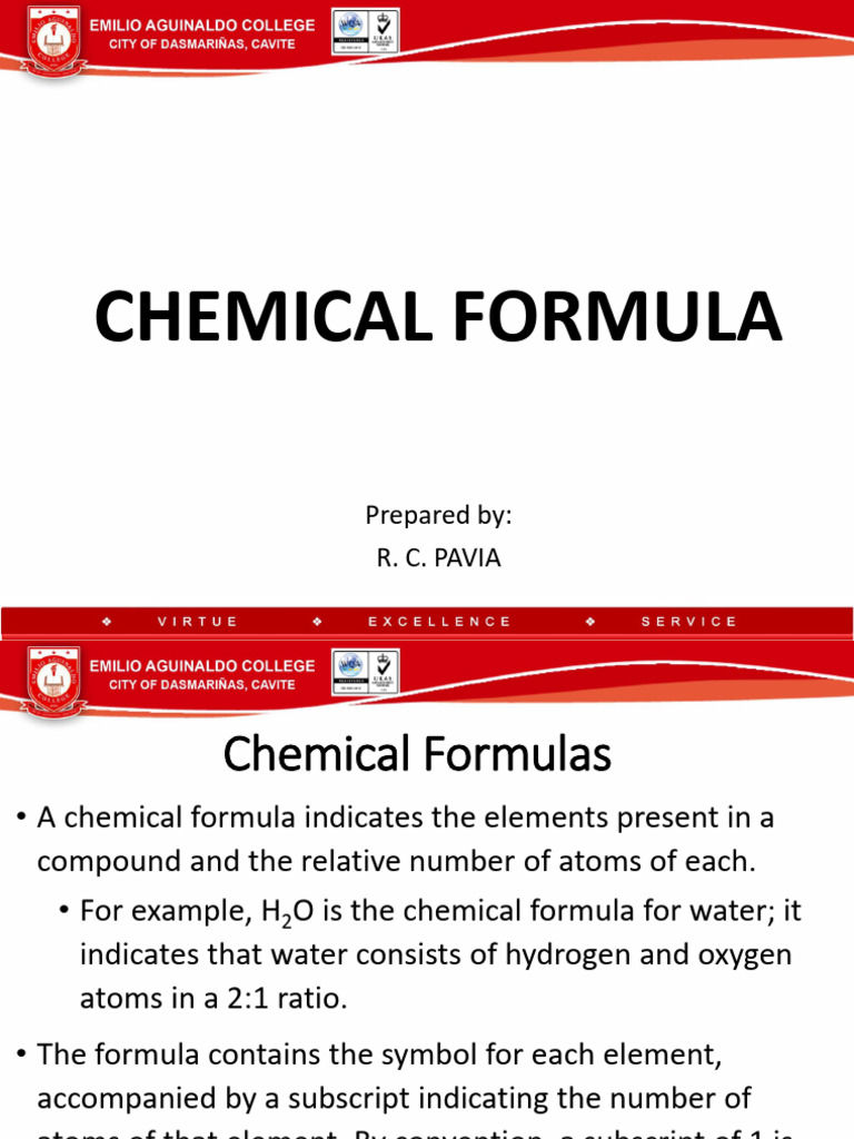 Understanding Chemical Formulas and Naming | PDF | Mole (Unit ...