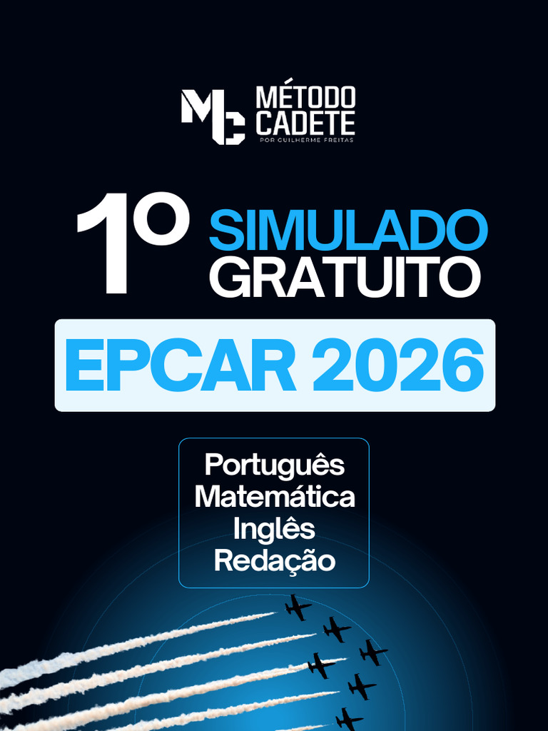 Simulado Gratuito EPCAR 2026: Questões e Correção | PDF | Triângulo