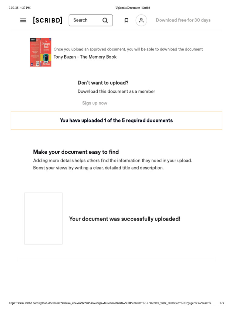 Uploading Documents on Scribd | PDF | Scribd