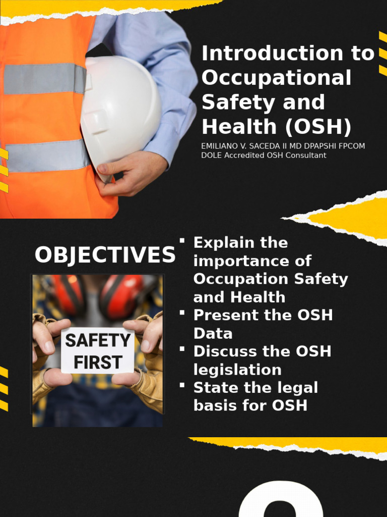 Module 1 Occupational Safety and Health | PDF | Occupational Safety And ...