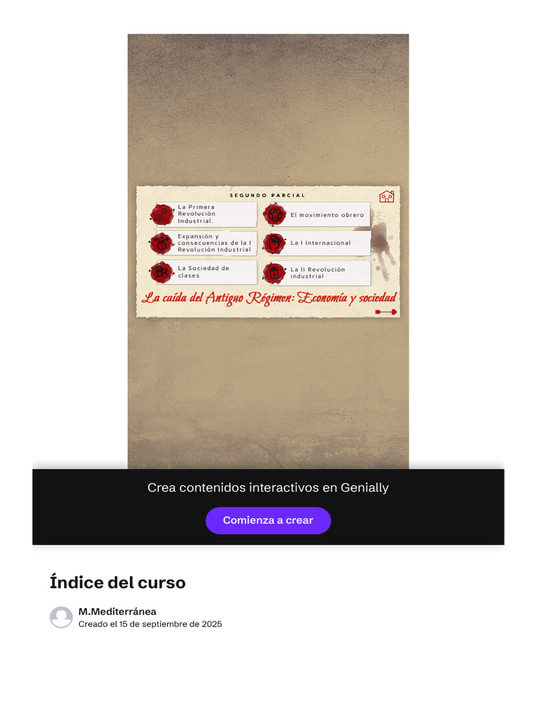 Índice Del Curso - Genially | PDF