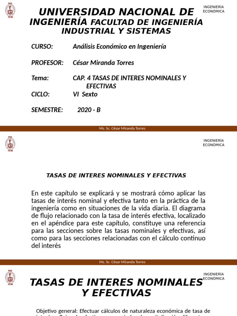 Tasas de Interés: Nominal y Efectiva | PDF | Interés | Tasas de interés